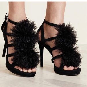 Michael Kors Pom Heel, Color Black, Size 7.5